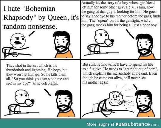 The real meaning behind bohemian rhapsody