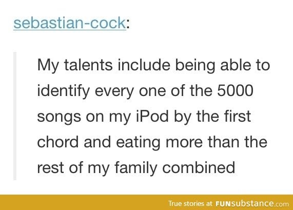 My kinda talents