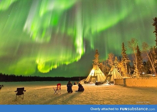 A night in Yellowknife, Canada