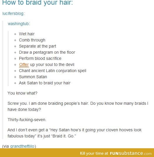 how to braid your hair: