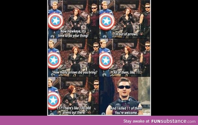 I love you hawkeye<3