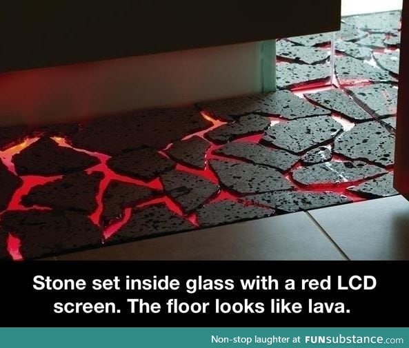 Lava floor