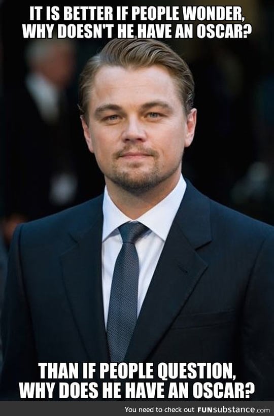 Leonardo DiCaprio still wins