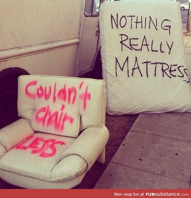 Furniture puns