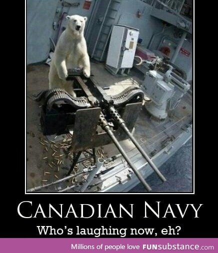 Canadian Navy look scary