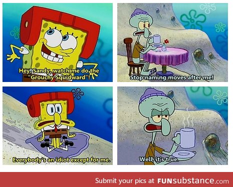 I am squidward