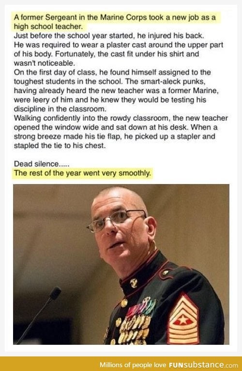 Badass marine