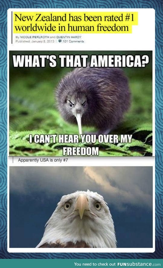 I can't hear you, America