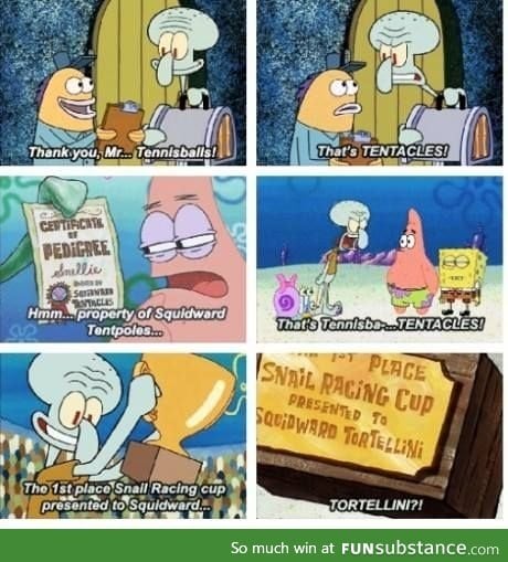 Poor squidward