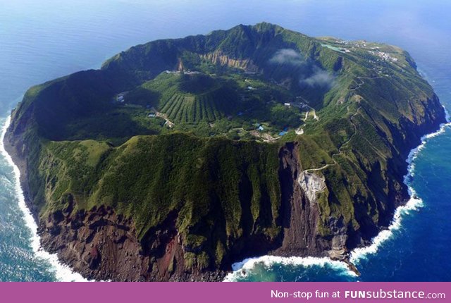 Volcano within a volcano - Aogashima, Japan