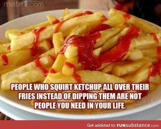 What if you don't use ketchup?