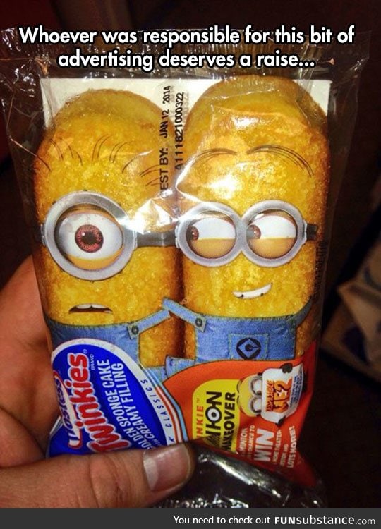 Minion twinkies