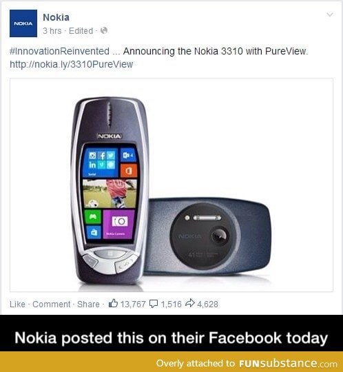 Nokia's april fools joke