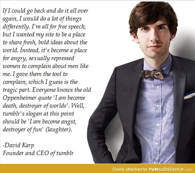 Words from tumblr founder