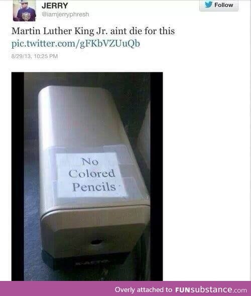 Only blacks allowed