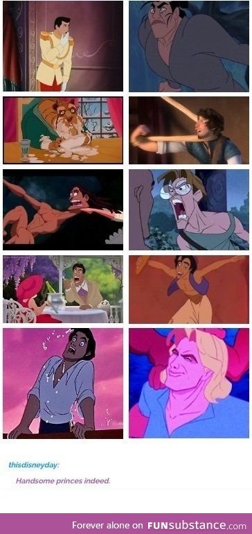 The Princes of Disney