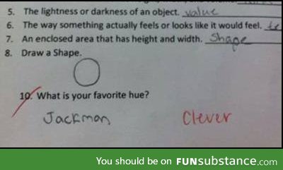 Clever student