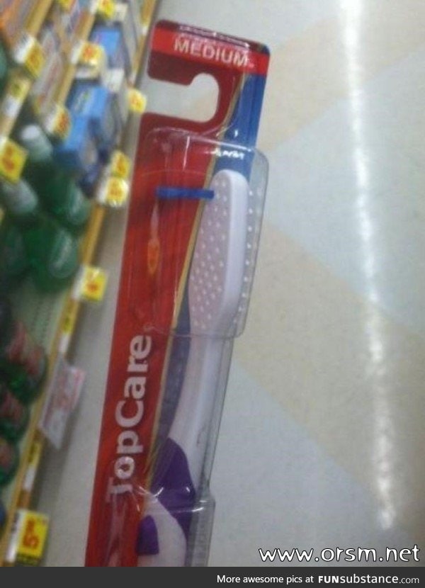 Redneck tooth brush