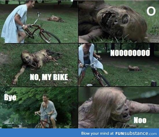 The biking dead