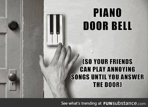 Piano doorbell