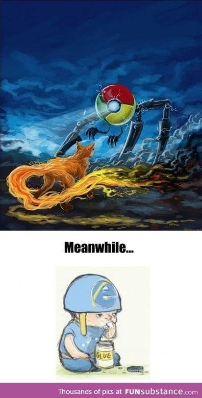 Internet explorer be like...