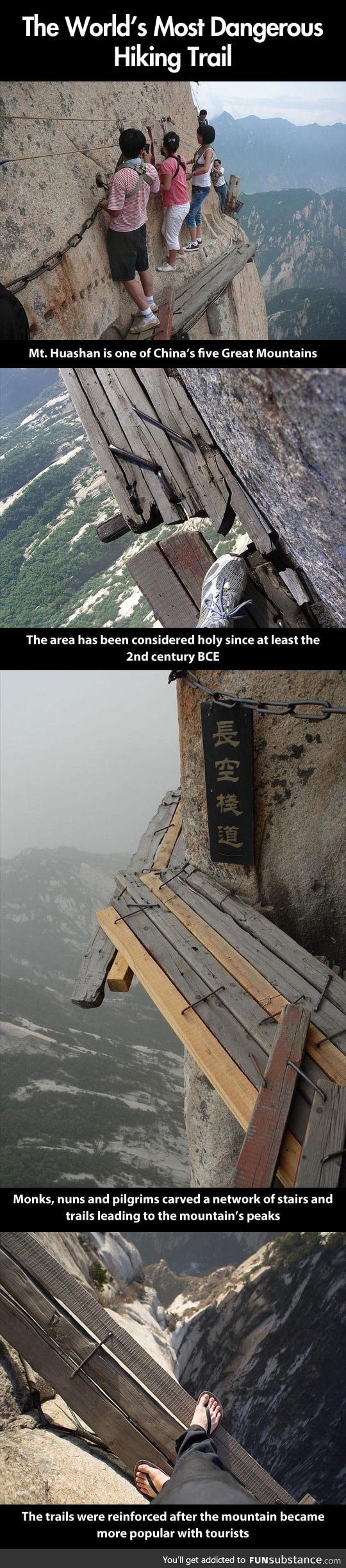 Most dangerous hiking trail in the world