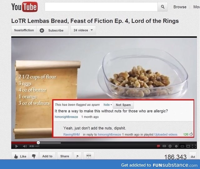 Cooking advice from YouTube