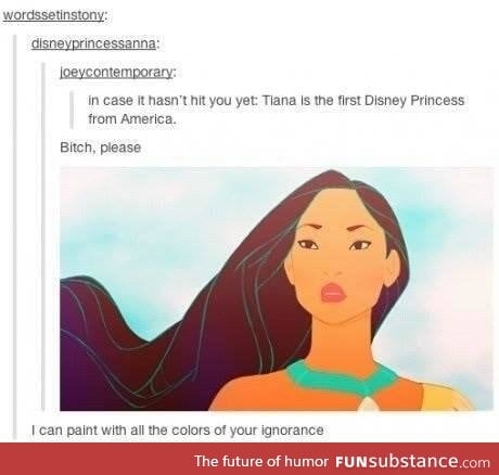 bam! right in the Disney