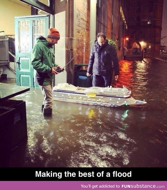 Making the best of a flood