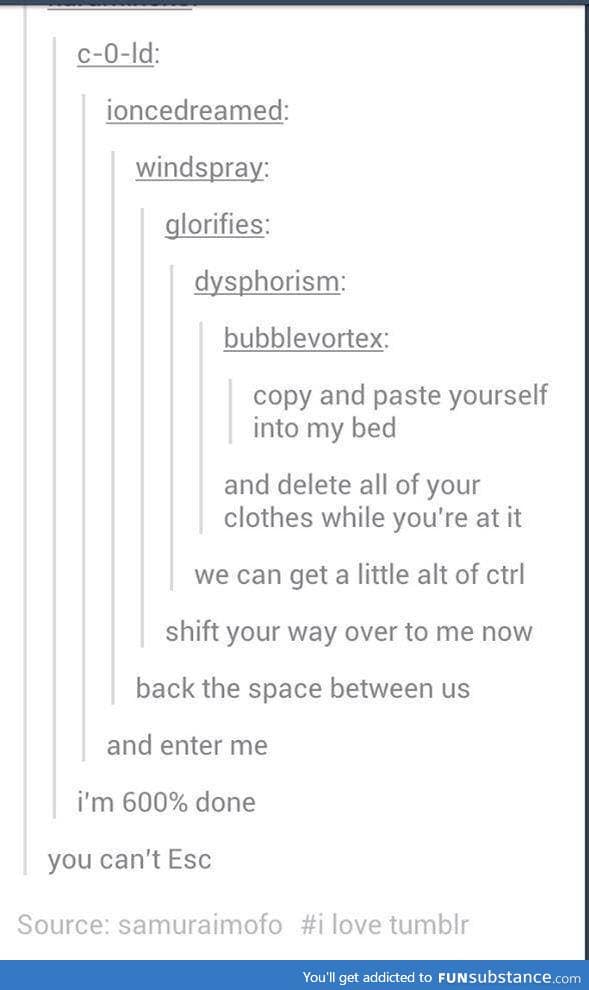 How Tumblr makes love