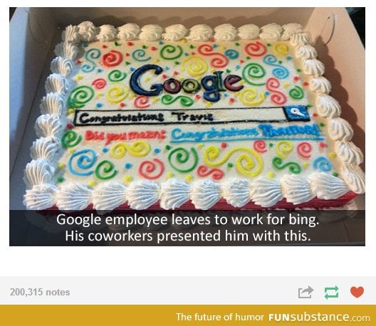 Google cake