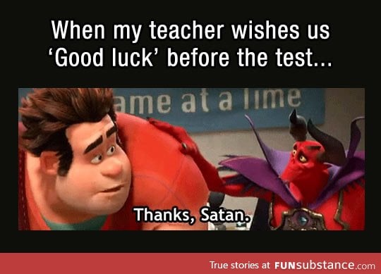 Thanks, teachers