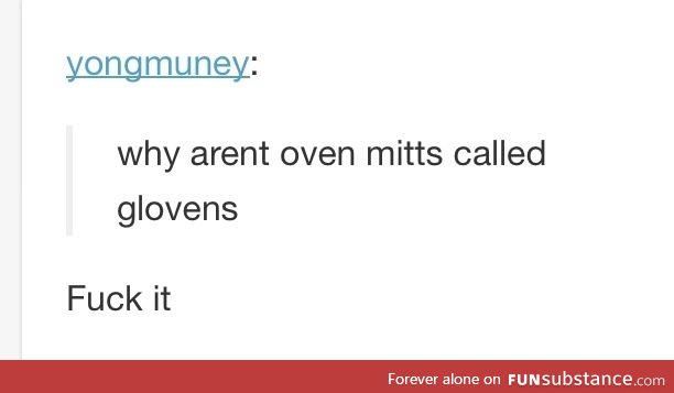 Oven mitts