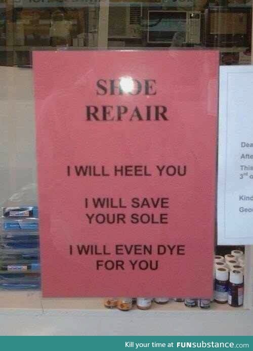 Shoe Repairs