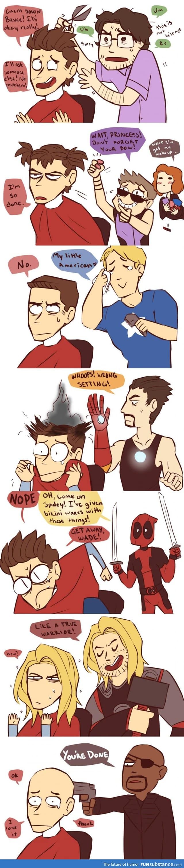 Avengers style haircut