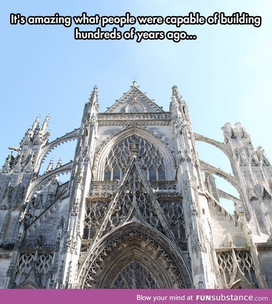 The trinity abbey in france