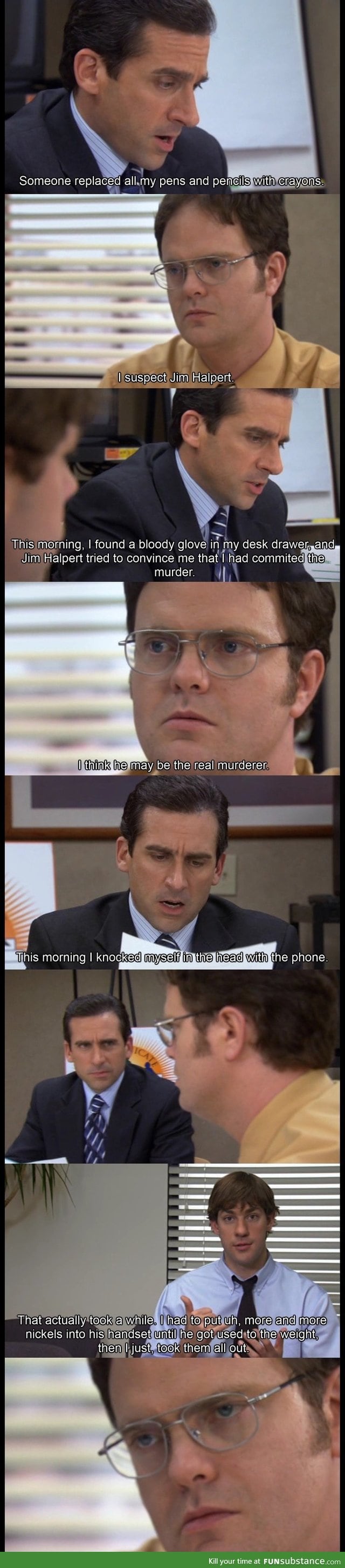 Dwight's complains