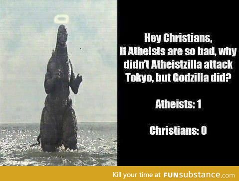 atheist win