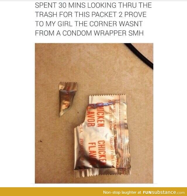 Condom wrapper