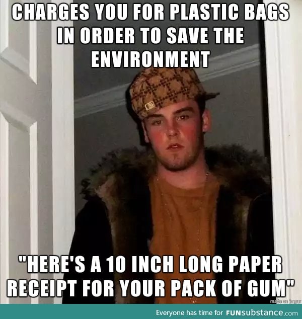 Scumbag grocery store