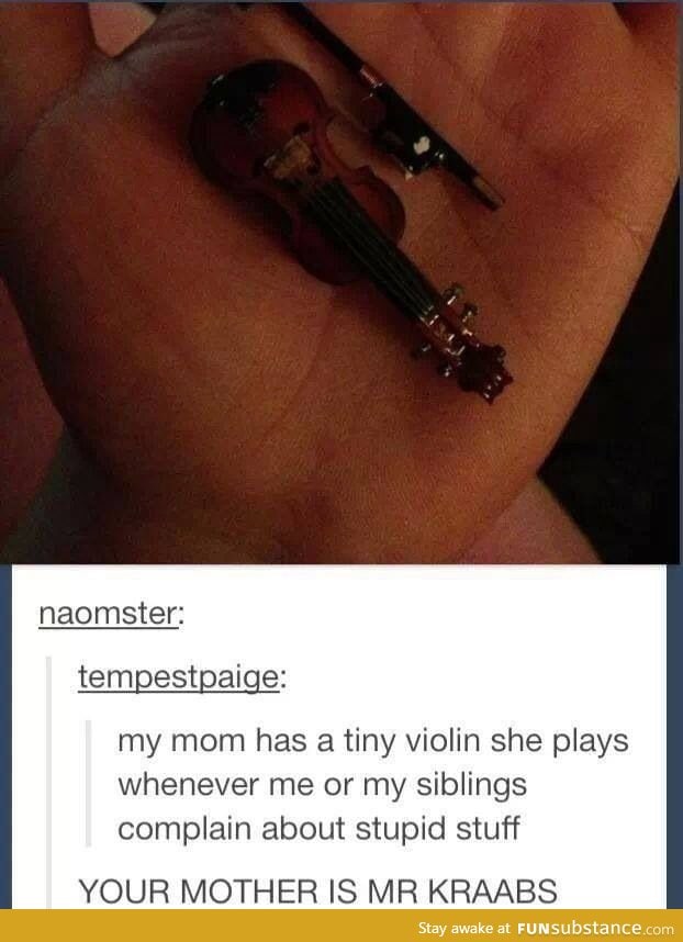 The world's smallest violin