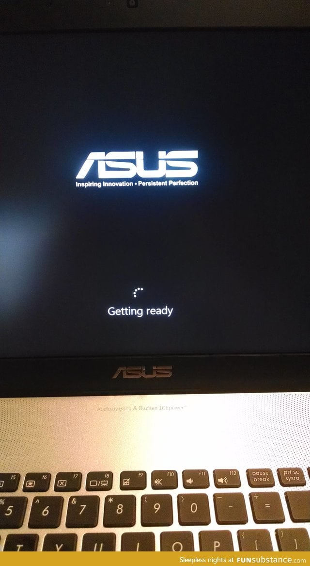 My computer must be a girl because it has been doing this for 30 minutes