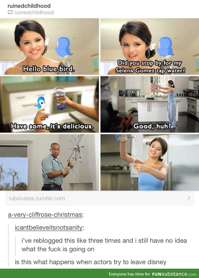 Selena Gomez Tap Water?