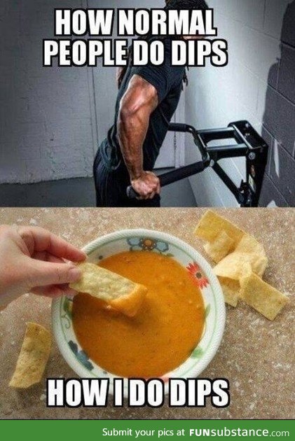 doing dips