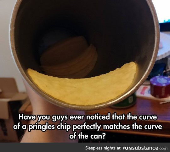 That pringles' curve