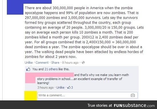 Plot twist: They're already zombies