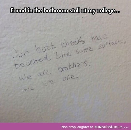 Restroom poetry