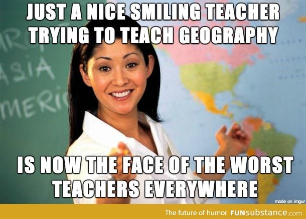 Bad luck high school teacher