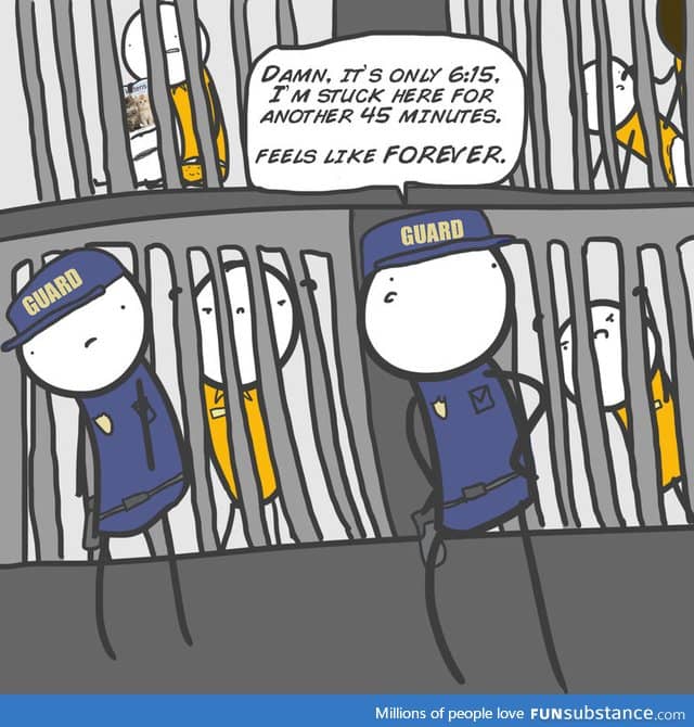 Prison guard problems