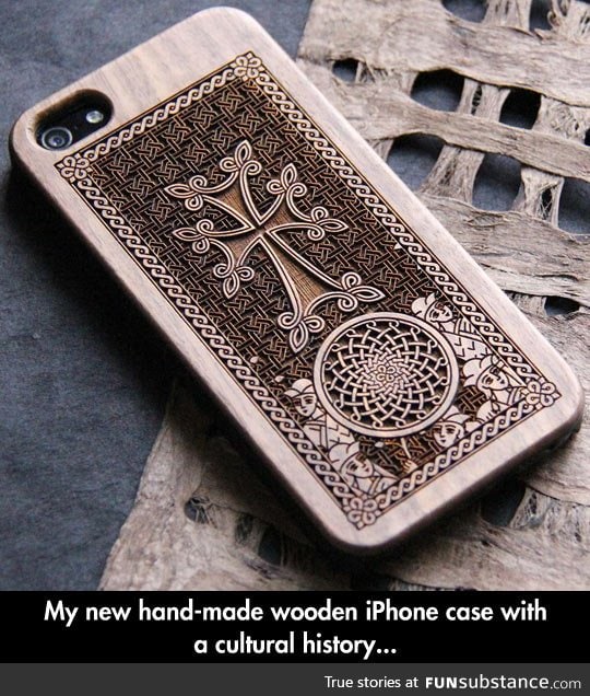 Wooden iphone case